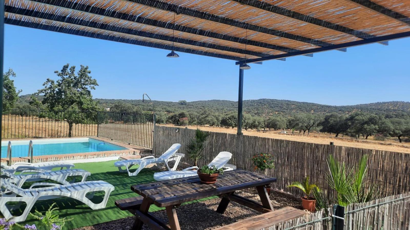 Casa Rural La Dehesilla カサジャ・デ・ラ・シエラ エクステリア 写真
